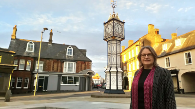 Josie Ratcliffe, SW Norfolk Parliamentary Candidate, in Downham Markey