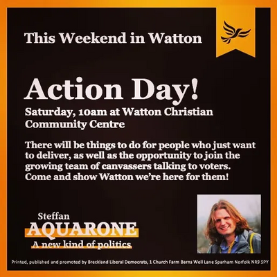 Watton Action Day Saturday 16